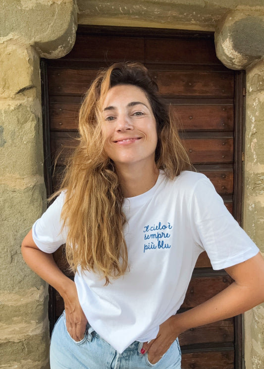 T-Shirt "Il cielo è sempre più blu"