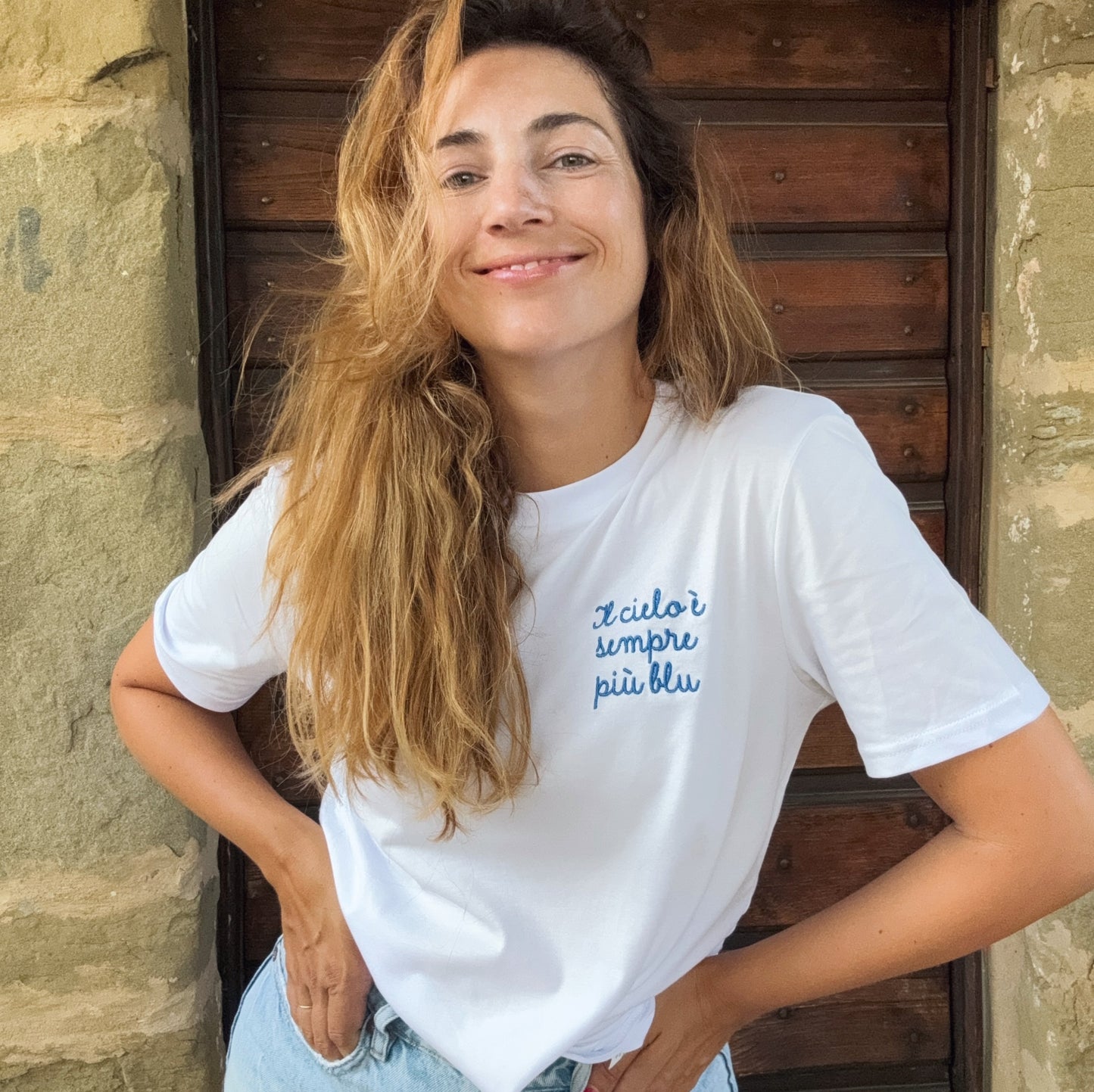 T-Shirt "Il cielo è sempre più blu"