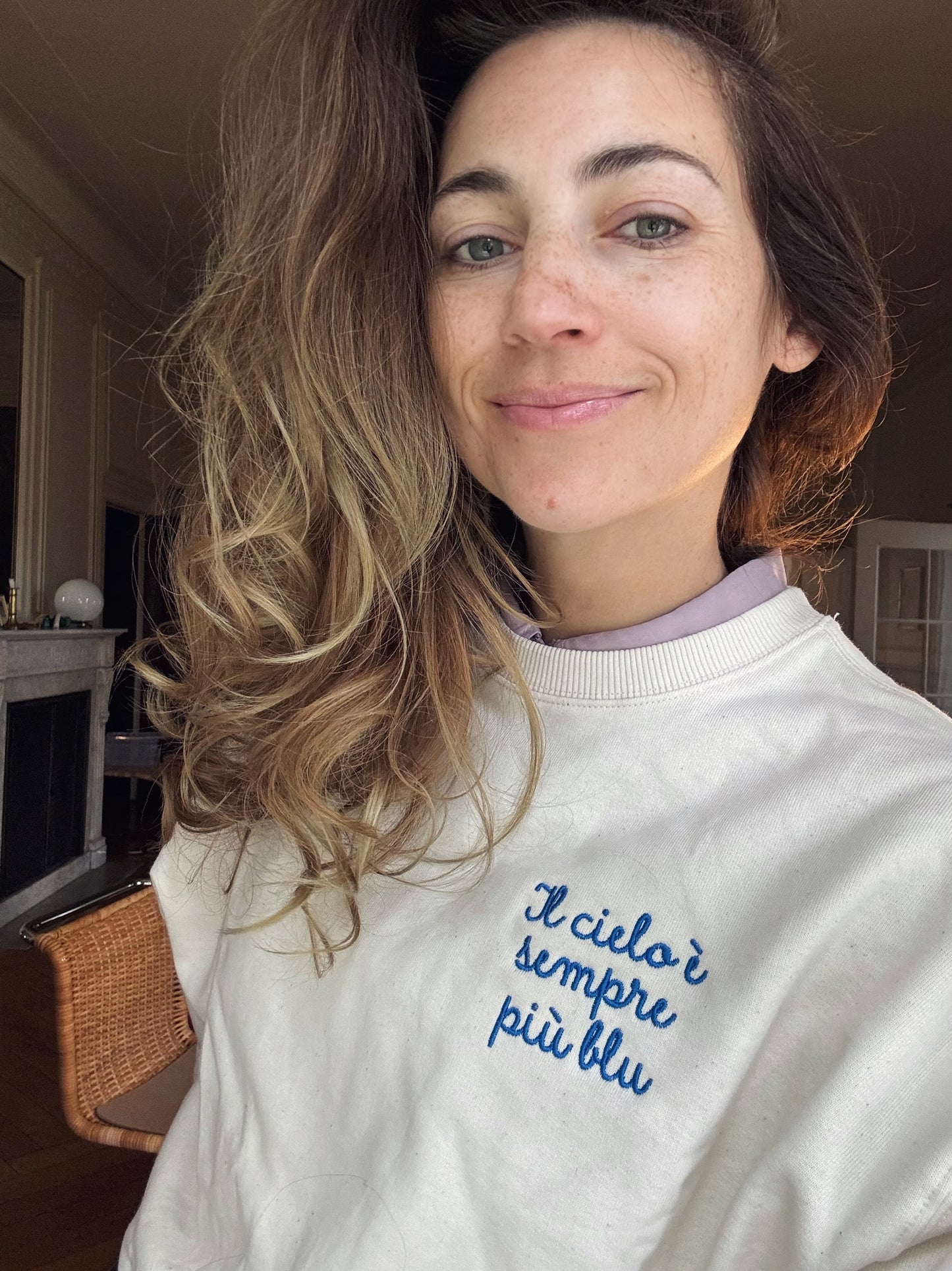 "il cielo sempre piu blu" Pullover